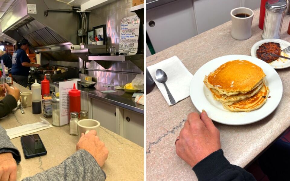 This Tiny Pittsburgh Diner Serves Pancakes as Big as the Plate