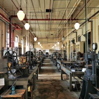 Thomas Edison National Historical Park in New Jersey preserves the rooms where inventions took shape