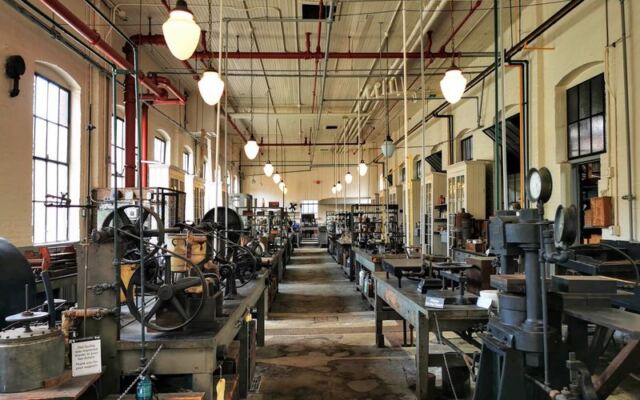 Thomas Edison National Historical Park in New Jersey preserves the rooms where inventions took shape