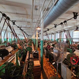 Most Locals Never Notice That This Lowell Mill Still Runs Its 1920s Looms for Visitors