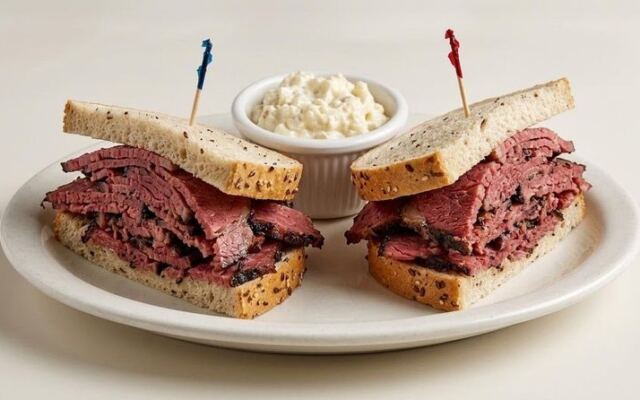 This Houston, Texas Deli Piles Pastrami So High One Sandwich Is Worth the Drive