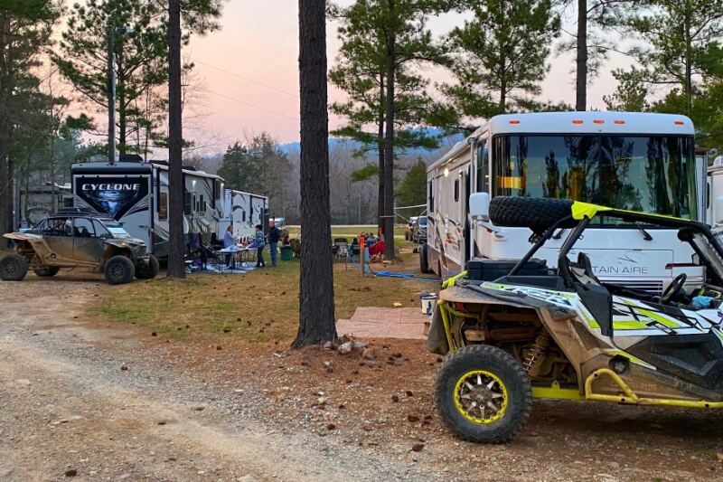 This Arkansas Campground Lets You Ride Straight Into Mountain Trails