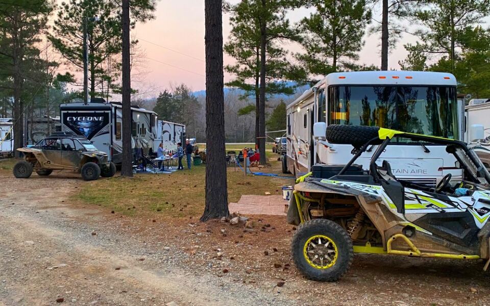 This Arkansas Campground Lets You Ride Straight Into Mountain Trails