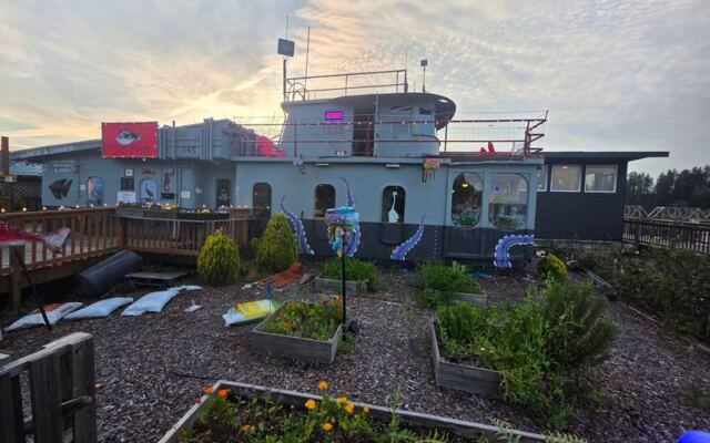 Seafood and Sandwiches Now Come Out of the Galley of This Retired Oregon Coast Guard Cutter