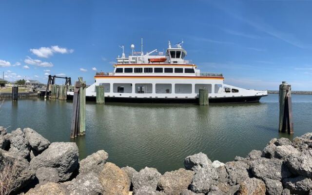 A $15 Ferry From Cedar Island, North Carolina Carries Your Car to Ocracoke in About Two Hours