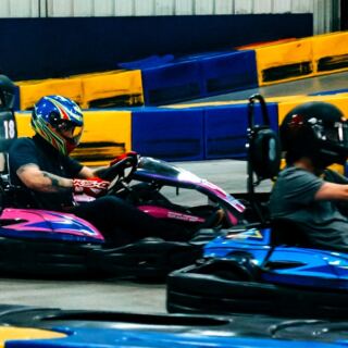 This Michigan Indoor Go-Kart Track Has 2 Levels and 35 MPH Racing