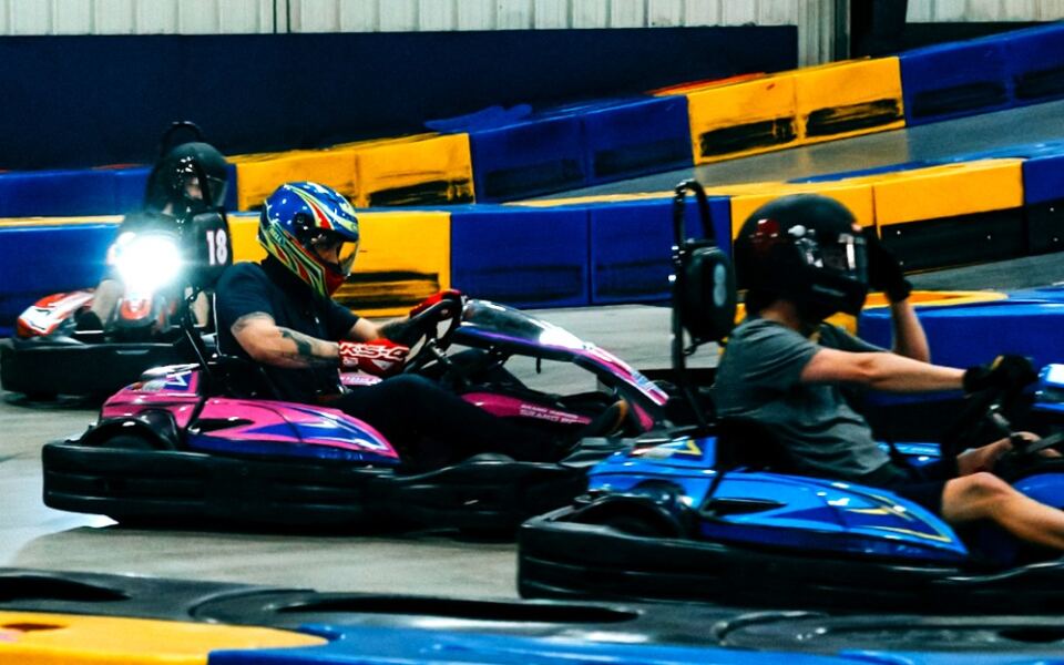 This Michigan Indoor Go-Kart Track Has 2 Levels and 35 MPH Racing
