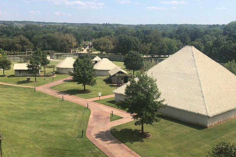 This Oklahoma Re-Created Village Near Sulphur Hides Chickasaw History Just Off Cooper Memorial Road