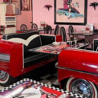 This Nevada Diner Has A 1957 Chevy Booth And Giant Omelets
