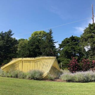 This Free Oklahoma Arboretum Turns A Fish Pond And Tree-Lined Trails Into A Metal Art Hunt
