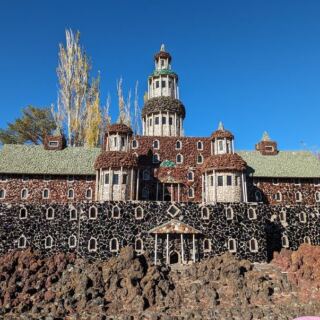 This Oregon Garden Looks Like a Tiny Medieval Kingdom, With Castles Made of Lava Rock and Petrified Wood
