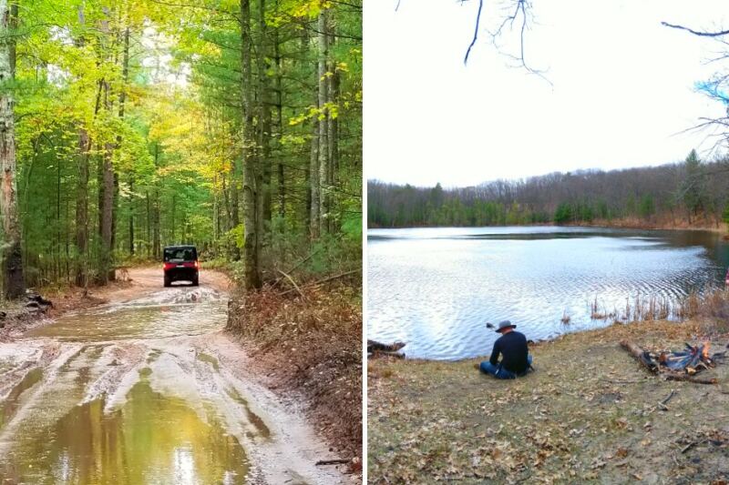 This Michigan Forest Has 43 Miles of ORV Trails and a Hidden Lake