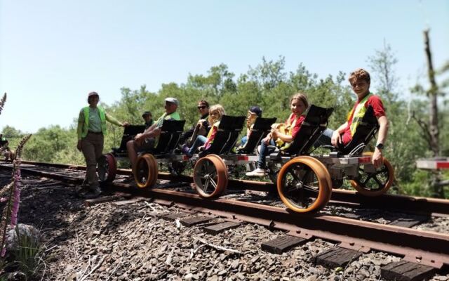 This Historic Oregon Railroad Lets You Pump Your Own Rail Car Along a Scenic River