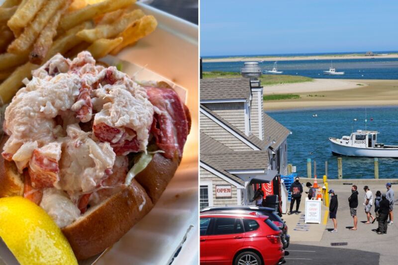 Eat a Lobster Roll While Fishing Boats Unload Below This Chatham, Massachusetts Fish Market