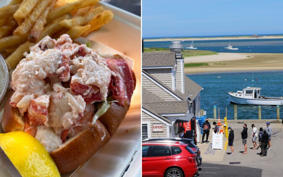 Eat a Lobster Roll While Fishing Boats Unload Below This Chatham, Massachusetts Fish Market