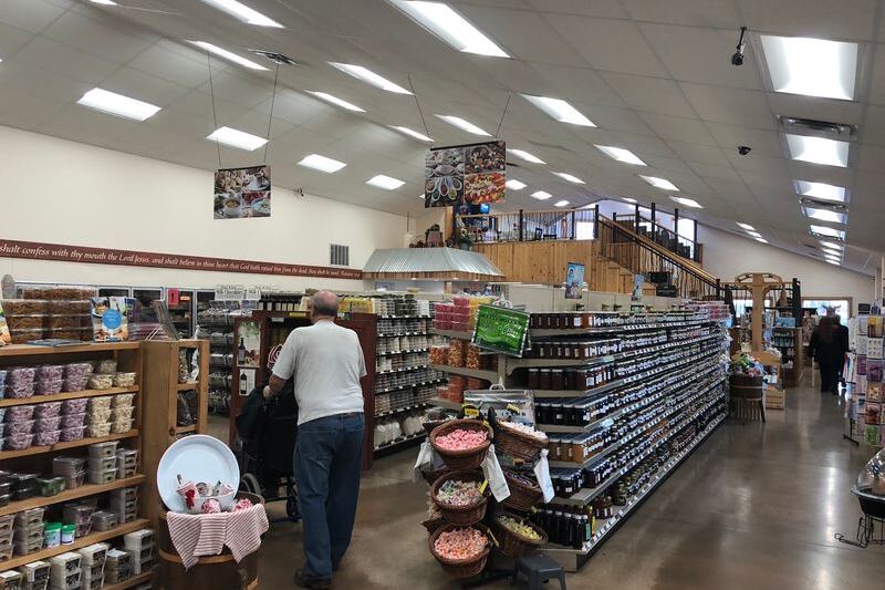 Fifty-Pound Flour Sacks and Endless Jam Aisles Fill This Amish Bulk Store in Chouteau, Oklahoma