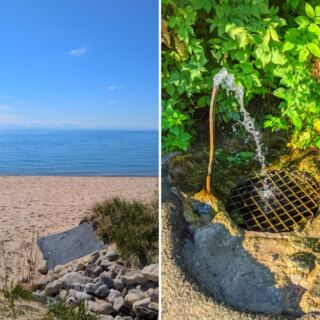 This Michigan Beach Has a Strange Pipe That Never Stops Flowing