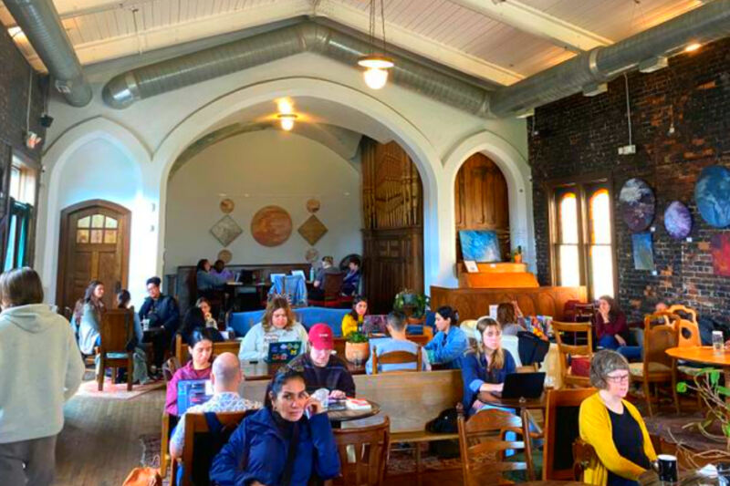 This Michigan Coffee Shop Is Inside a Former Church – And It’s Stunning