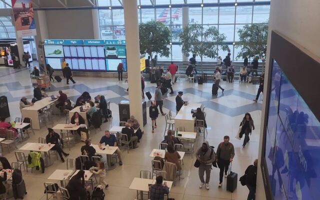 White Rocking Chairs Wait Inside This North Carolina Airport, Now One of the World’s Busiest