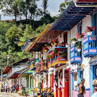 This Colorful Colombian Town Is Surrounded by Coffee Farms and the World’s Tallest Palm Trees