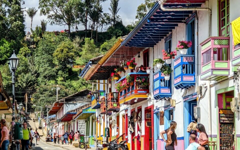 This Colorful Colombian Town Is Surrounded by Coffee Farms and the World’s Tallest Palm Trees