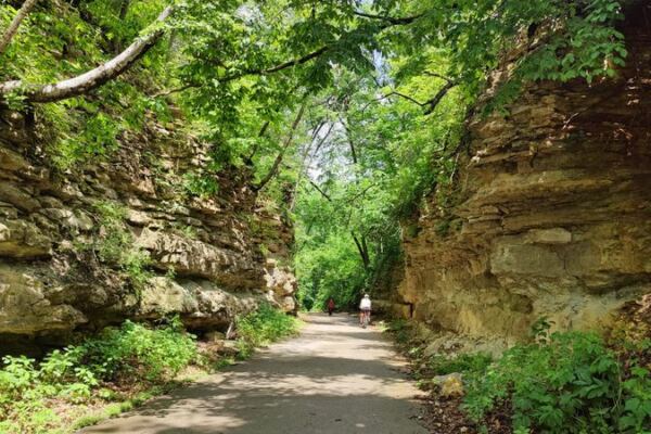 This Flat, Paved Minnesota Bike Trail Lets Grandparents and Grandkids Ride Together Through Fall Color
