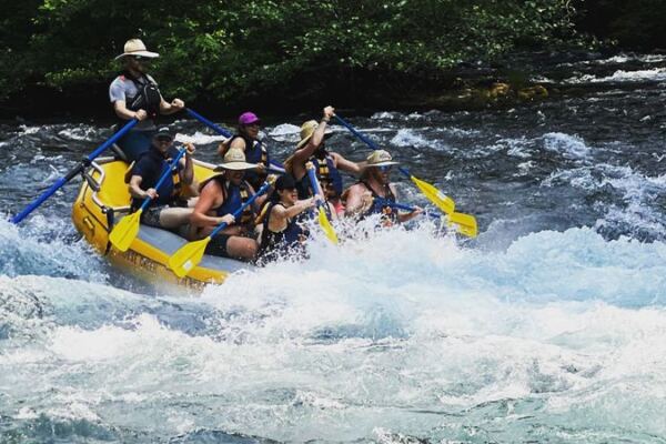 This Oregon Cabin Camp on the McKenzie River Ends Your Whitewater Float Almost at Your Front Door
