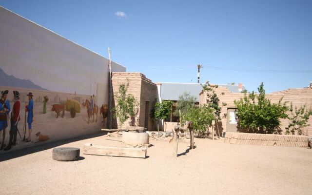 Older Than Arizona Itself, This City’s Turquoise Sidewalk Line Walks You From Its Spanish Fort Through Downtown