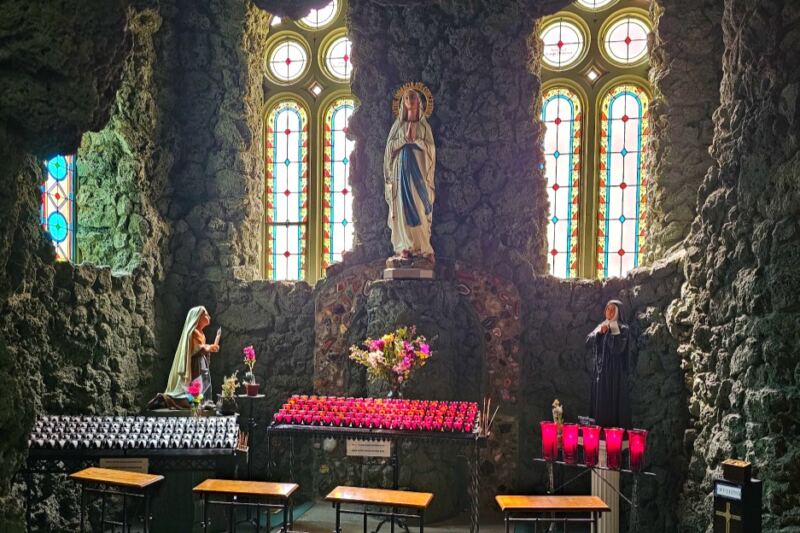 This Historic Detroit Church Hides 3 Grottos Behind Its Brick Walls