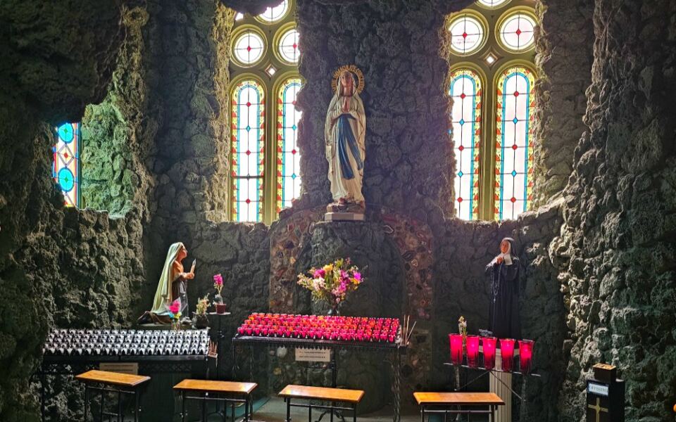 This Historic Detroit Church Hides 3 Grottos Behind Its Brick Walls
